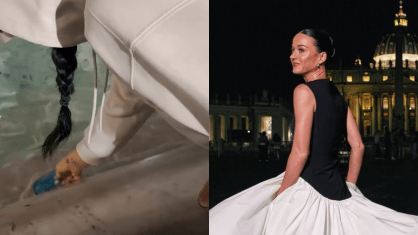 Katy Perry aposta em ritual na Fontana di Trevi para atrair sorte