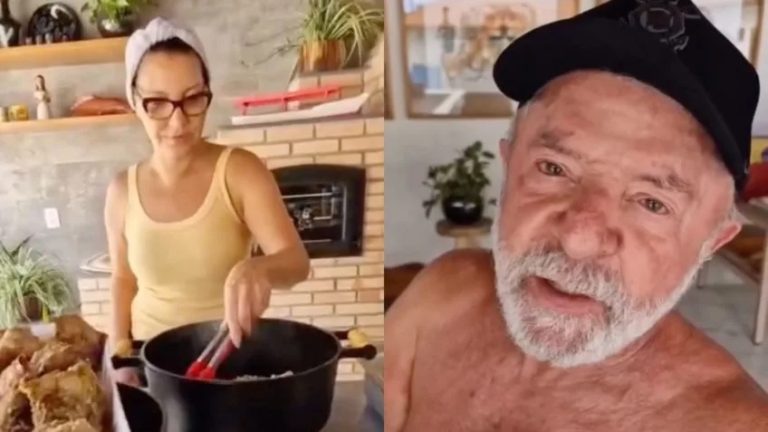 Janja prepara carne de paca na Páscoa de Lula em 2026