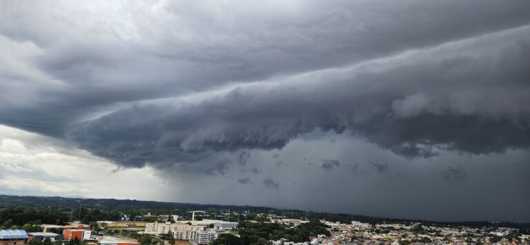 ciclone extratropical provoca tempestades e mudanças no clima do Paraná