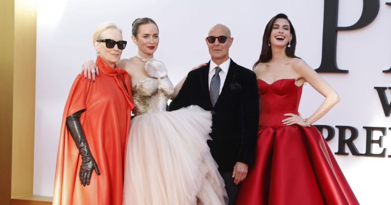 o diabo veste prada 2 destaca looks icônicos na première em nova york