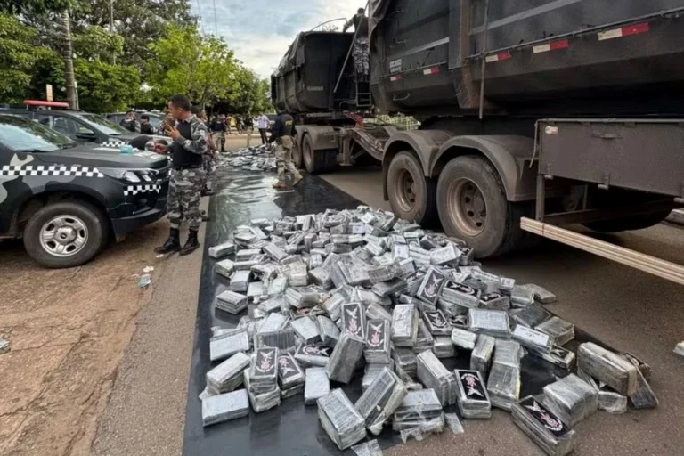 Prf apreende cocaína de r$ 100 milhões em carga com destino à europa