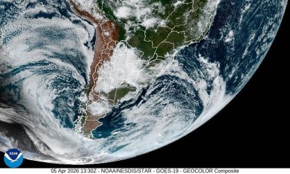 Novo ciclone extratropical deve impactar Sul, Sudeste e Centro-Oeste do Brasil