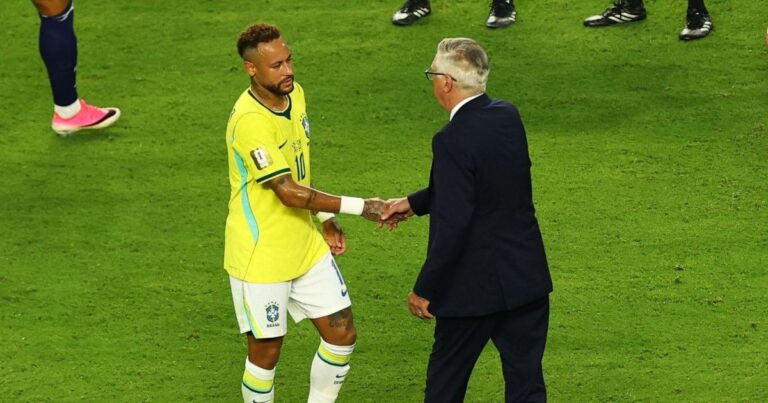 Neymar tem menor velocidade da Seleção contra a Escócia