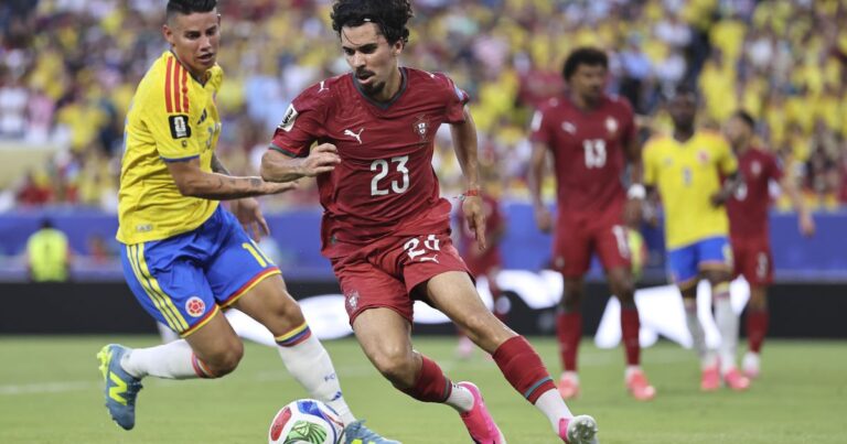 Colômbia empata com Portugal e garante liderança da Copa