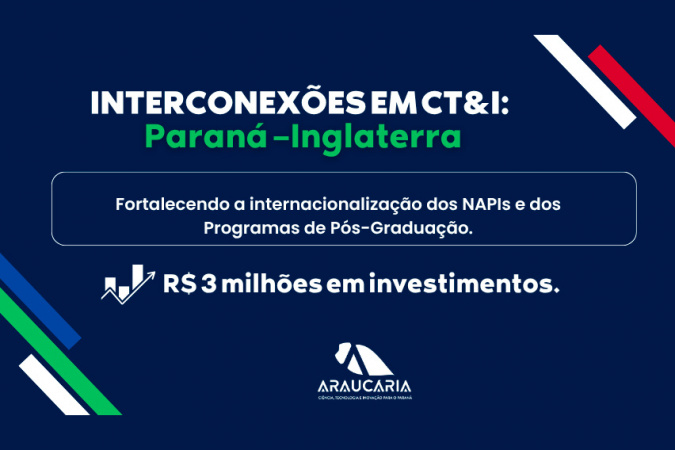 Paraná e Inglaterra ampliam laços em ciência com R$ 3 milhões