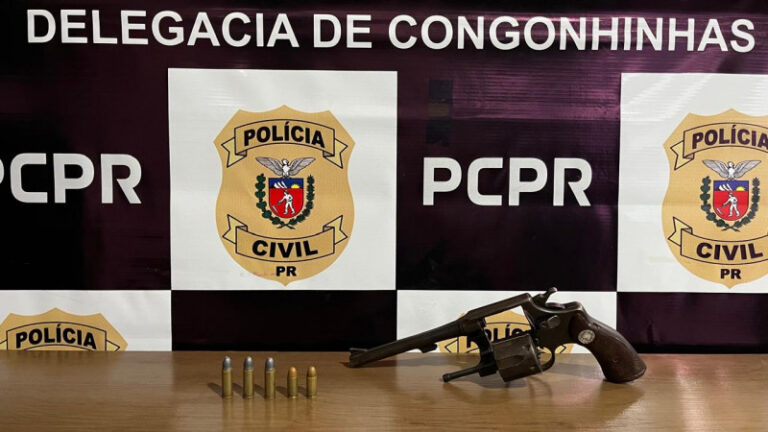 Polícia prende homem com arma irregular em Congonhinhas