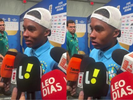 Endrick se emociona ao falar da Copa do Mundo