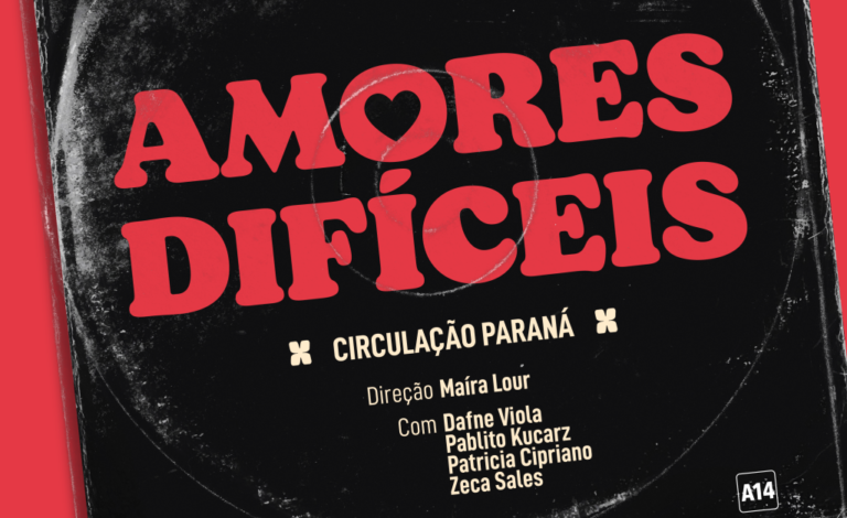 Amores difíceis traz reflexões sobre o amor em apresentações gratuitas em Tibagi