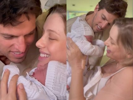 Amaury Nunes e Gabriela Buraick recebem primeiro filho