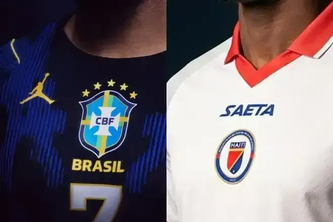 Brasil veste azul para enfrentar Haiti na segunda rodada do Mundial