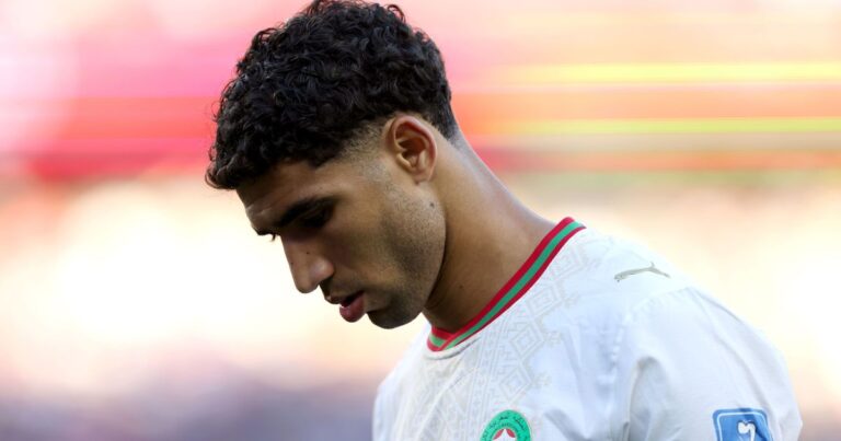 Hakimi enfrenta vaias durante jogo após recurso negado em caso de estupro