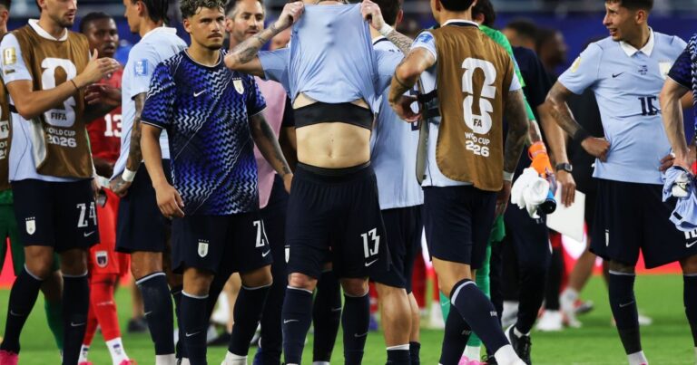 Uruguai à beira do abismo após empate na Copa do Mundo 2026
