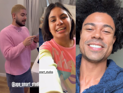 Ex-BBBs Gabi, Marcelinho e Breno se hospedam em apto em SP