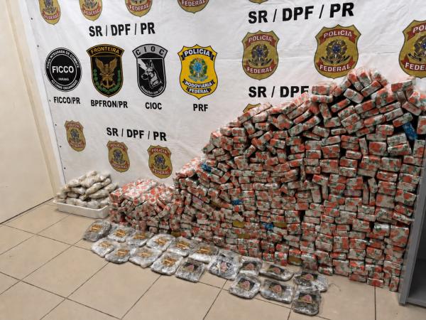 PMPR prende traficante com 319 quilos de droga em Balsa Nova