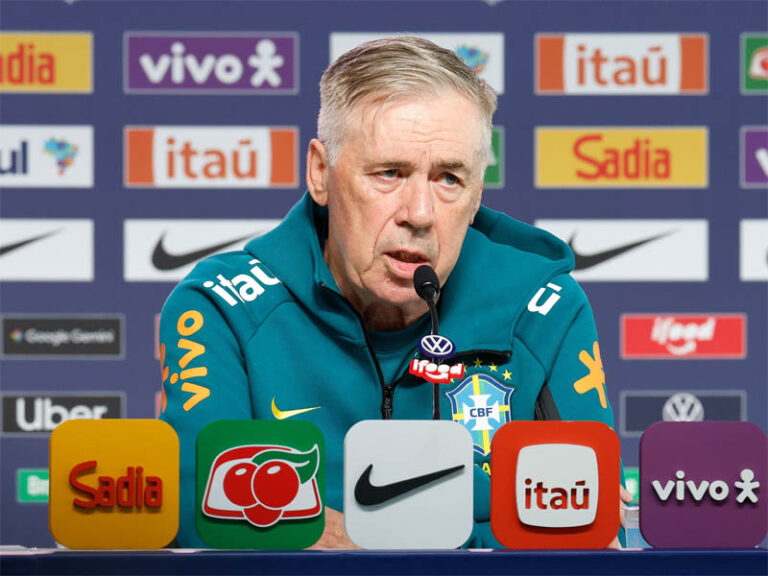 Ancelotti escalará 15º time diferente contra a Escócia
