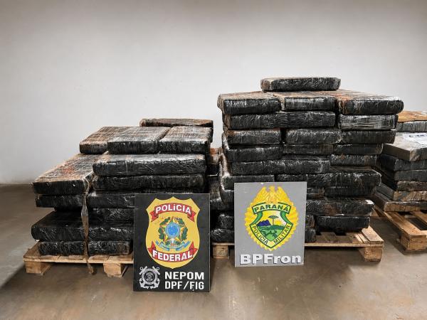 PMPR apreende mais de 5 toneladas de maconha no Oeste