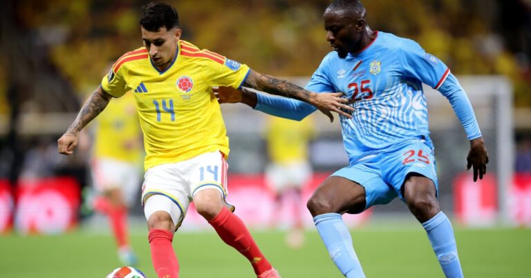 Colômbia bate RD Congo e avança no mata-mata da Copa