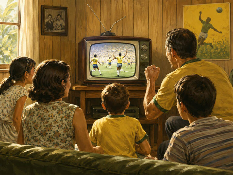Quando a Copa do Mundo ganhou cores na memória