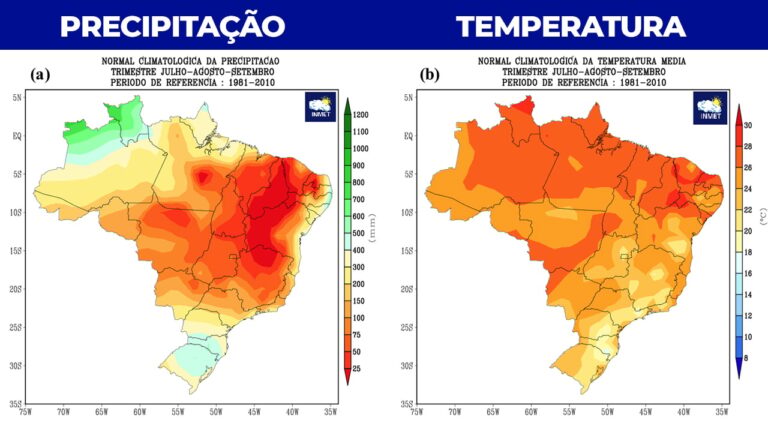 Inverno 2026: INMET aponta seca em algumas regiões e favorece cultivos no Sul
