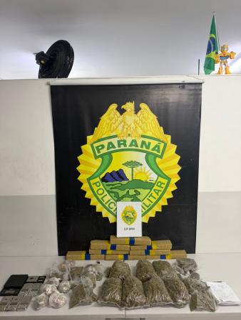 PMPR apreende 10 quilos de maconha na Cidade Industrial