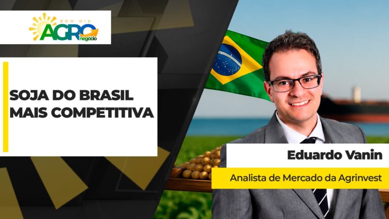 Soja brasileira mantém vantagem competitiva apesar da pressão do dólar