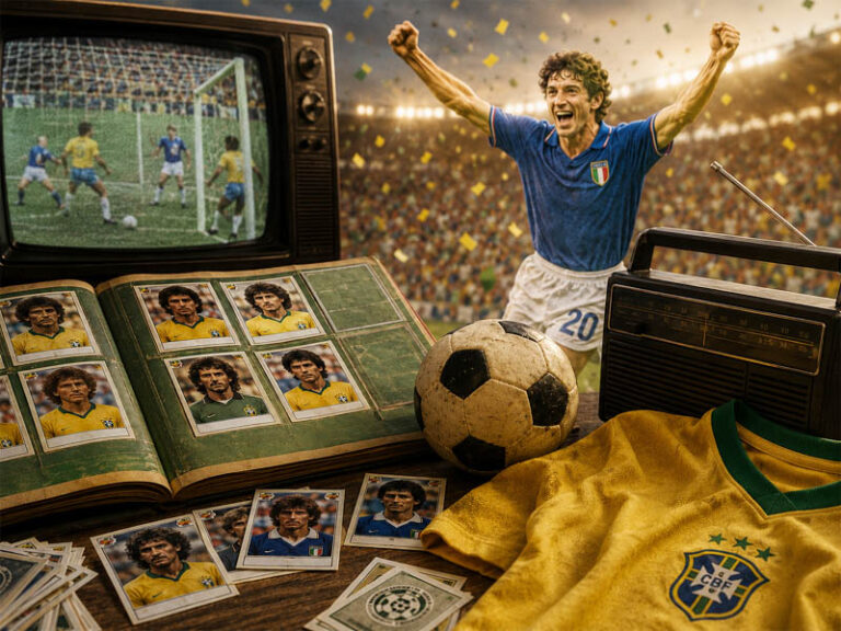 Entre figurinhas e sonhos: a Copa de 1982 de Paolo Rossi