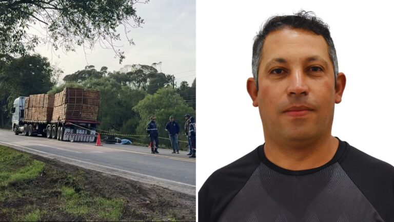 Servidor público morre após bater moto em carreta no Paraná
