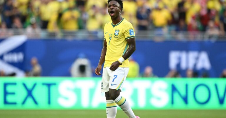 Vinicius Junior é o protagonista do Brasil na fase de grupos