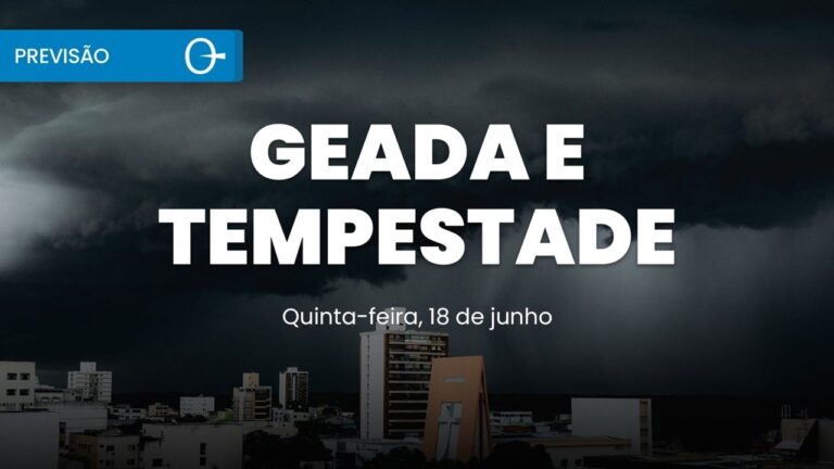 Geada persiste enquanto sistema de chuvas retorna ao Sul