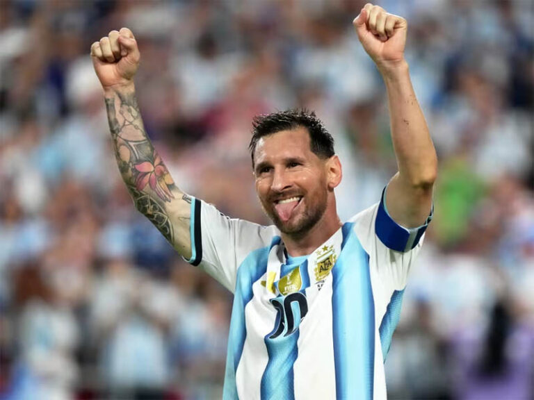Messi quebra recorde e Argentina vence Áustria na Copa