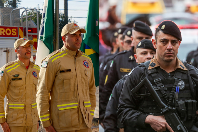 Paraná amplia efetivos da PM e Corpo de Bombeiros