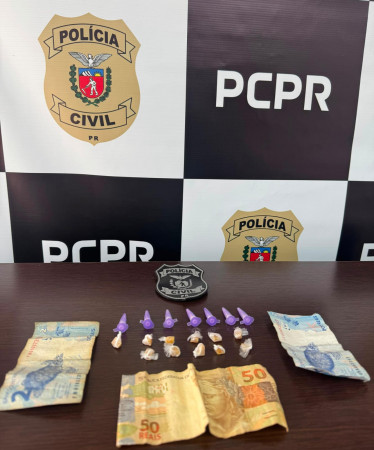 Polícia Civil prende traficante próximo a escola em Fazenda Rio Grande