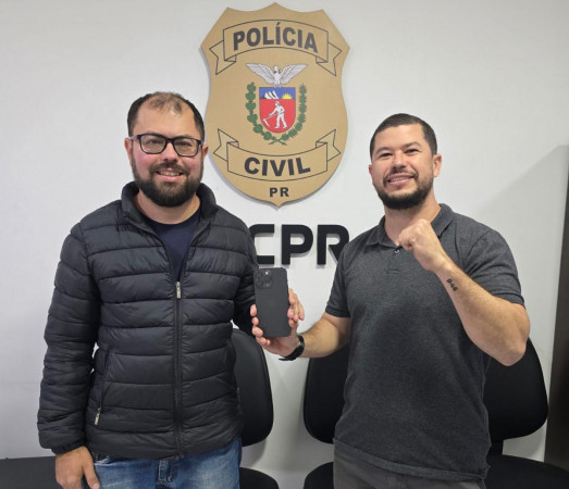 Polícia Civil recupera celulares furtados em Fazenda Rio Grande