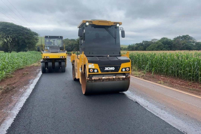 DER-PR executa obras de conservação na PR-437 no Norte do Estado