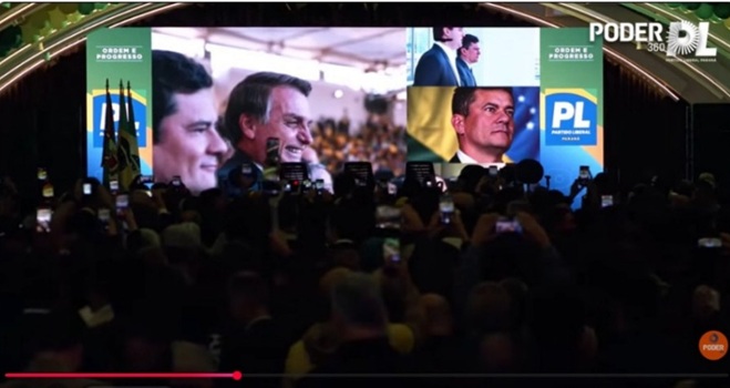 Moro acusado de usar imagem de Ratinho Junior em evento de candidatura
