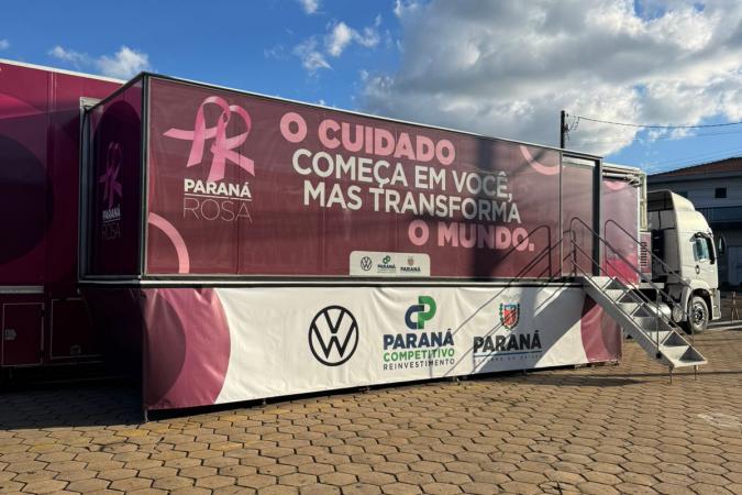 Carreta Saúde da Mulher chega a Rolândia para atender seis municípios
