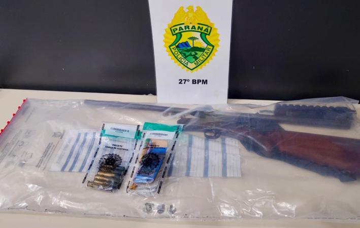 PMPR prende homem por posse irregular de arma em Paulo Frontin