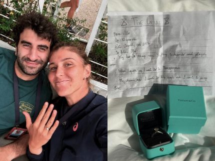 Tenista Bia Haddad é pedida em casamento pelo médico Alex Daoud