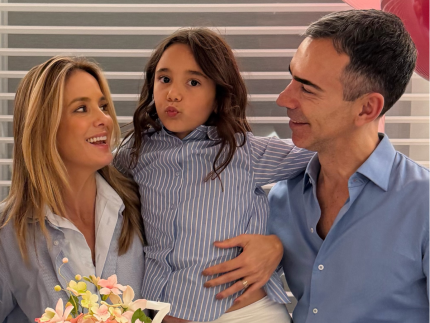 Filha de Ticiane Pinheiro e César Tralli completa sete anos
