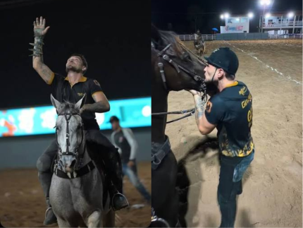MC Gui vence competição de vaquejada na Paraíba após 60 dias