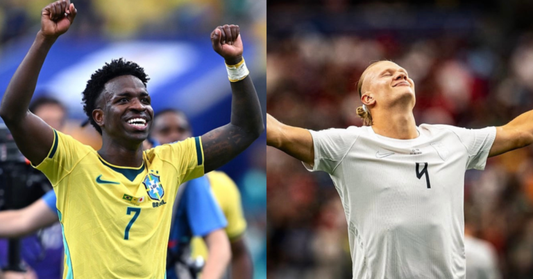 Vini Jr e Haaland: quem é mais decisivo pelas seleções?