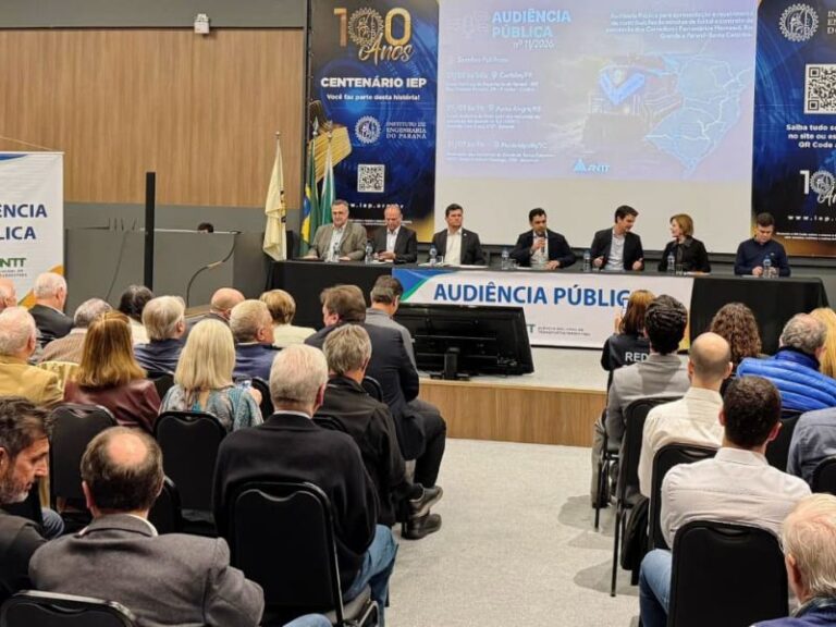 Fiep reforça defesa de obras estruturantes na concessão ferroviária