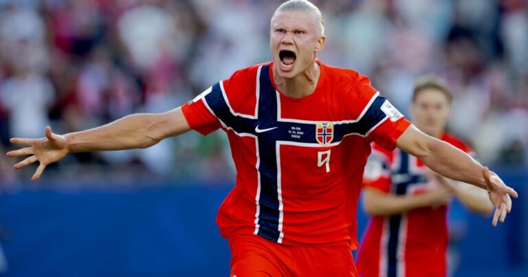 Haaland seria titular da Inglaterra no lugar de Kane?