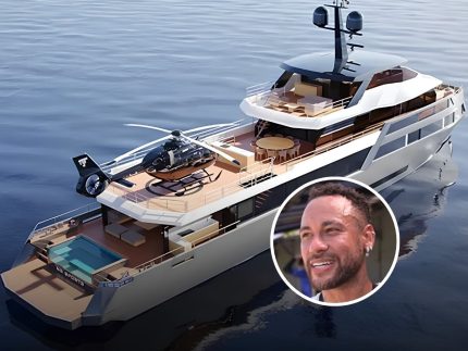 Superiate de Neymar avaliado em R$ 120 milhões chega a Angra