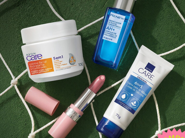 Avon associa hidratação no futebol ao cuidado com pele e cabelos