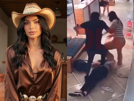 Aline Mineiro nega agressão e diz que companheiro reagiu para protegê-la