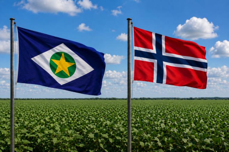 Soja e fertilizantes ligam Mato Grosso à Noruega