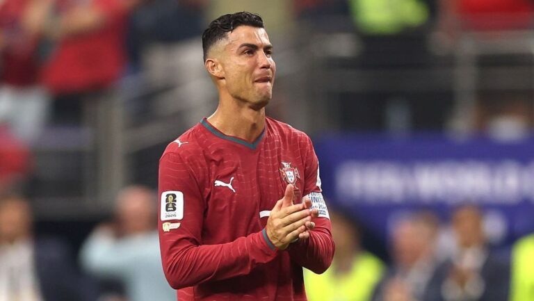 Cristiano Ronaldo em lágrimas após eliminação na Copa de 2026