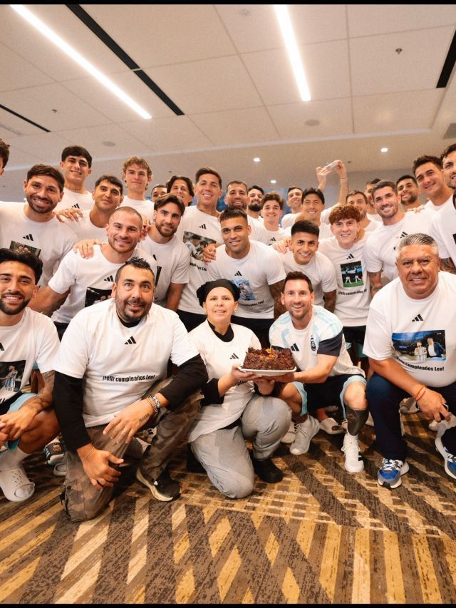 Messi celebra 39 anos com homenagem da Argentina