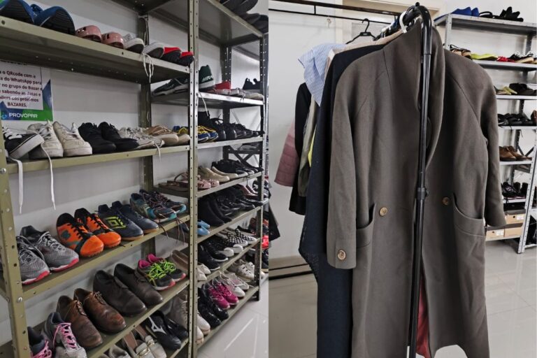 Bazar beneficente em Curitiba oferece roupas a partir de R$ 5